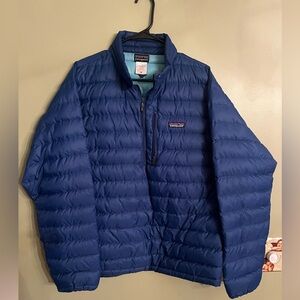 Patagonia Blue Puffer Jacket
